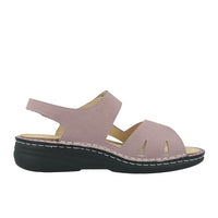 Womens Finn Comfort Barbuda in Rose Streetnubuk