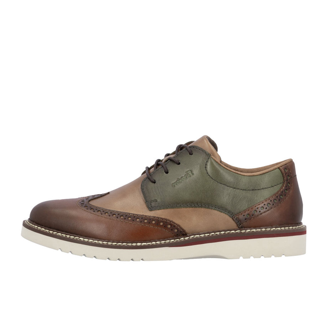 Mens Rieker Alan 04 in Muskat/Namib/Moor