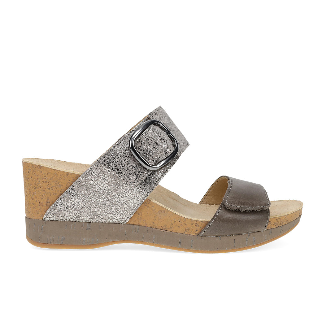 Womens Dansko Shannon in Pewter/Taupe