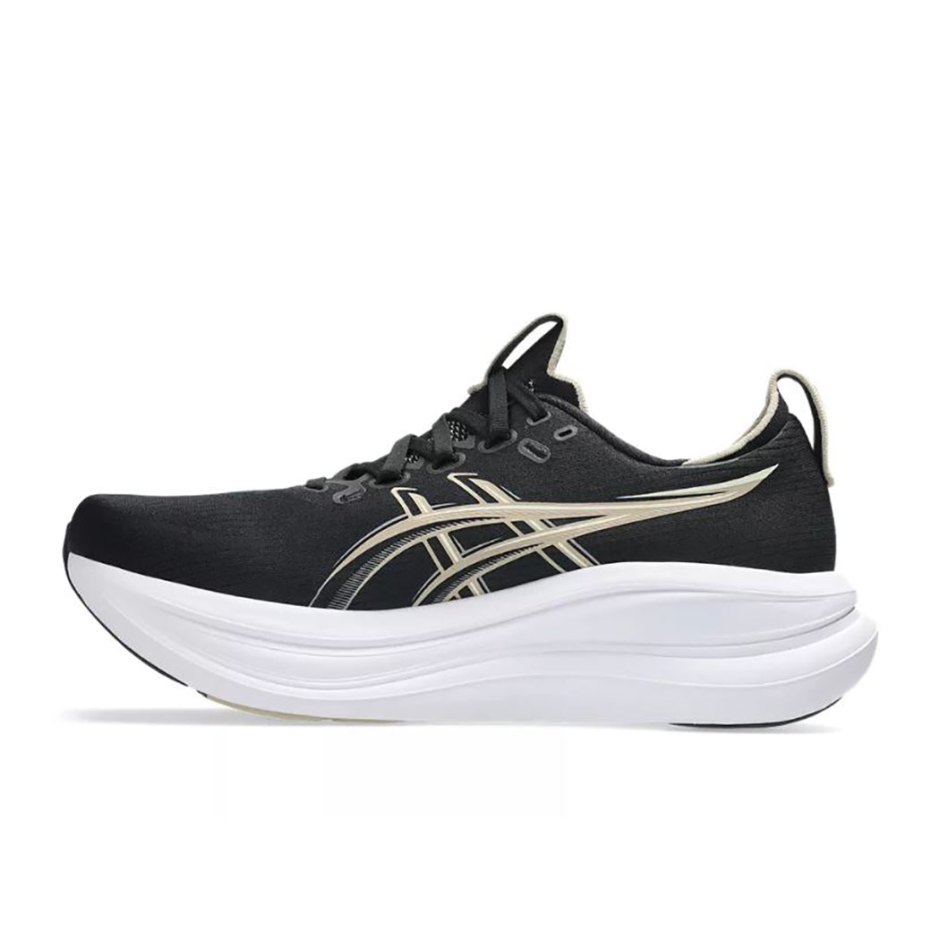 Mens Asics Gel-Nimbus 28 in Black/Feather Grey