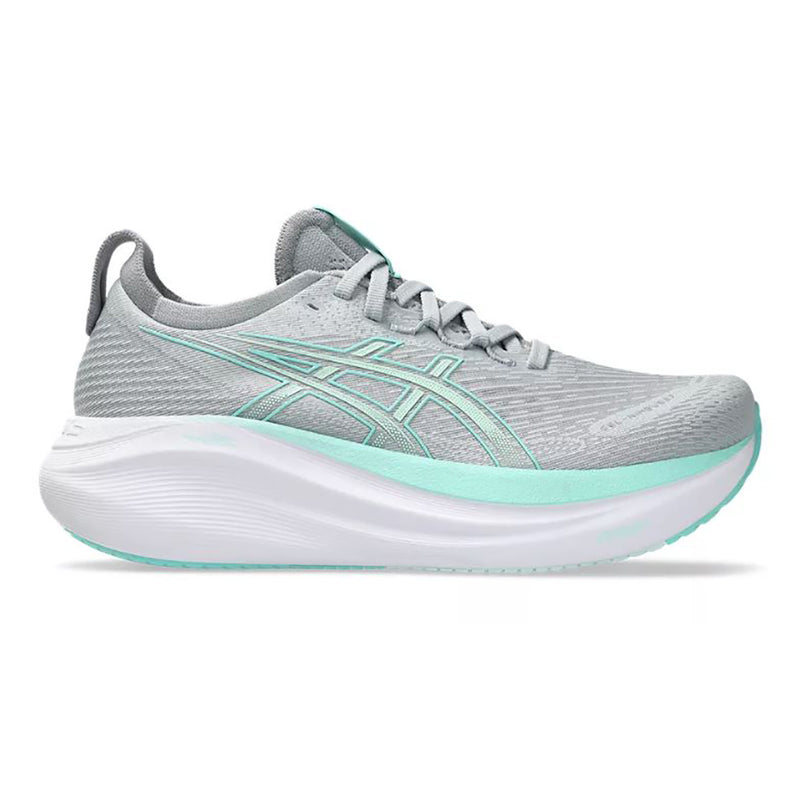 Asics Gel-Nimbus 27 Wide Piedmont Grey/Illuminate Mint