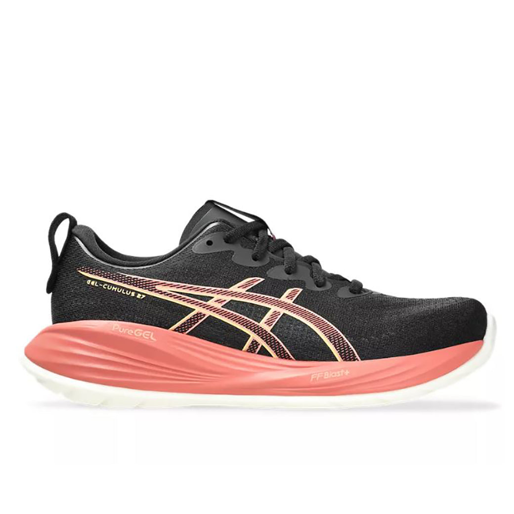 Womens Asics Gel-Cumulus 27 in Black/Orange Glow – Lucky Shoes
