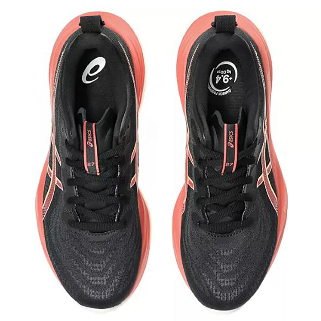 Womens Asics Gel-Cumulus 27 in Black/Orange Glow – Lucky Shoes