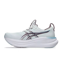 Womens Asics Gel-Nimbus 28 Wide in Arctic Blue/Velvet Purple