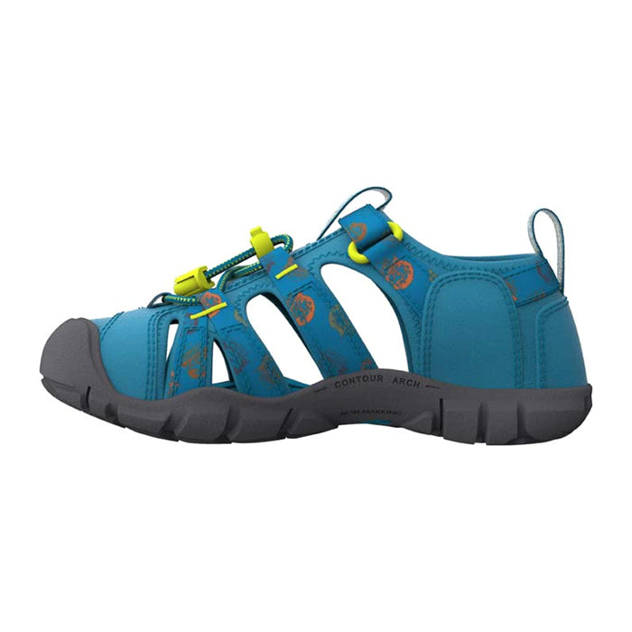 Little Boy Keen Seacamp II in Smokey Bear/ Fjord Blue – Lucky Shoes