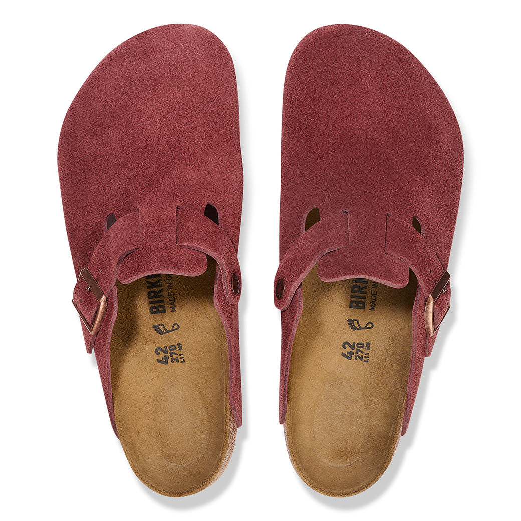 Womens Birkenstock Boston Narrow in Zinfandel – Lucky Shoes