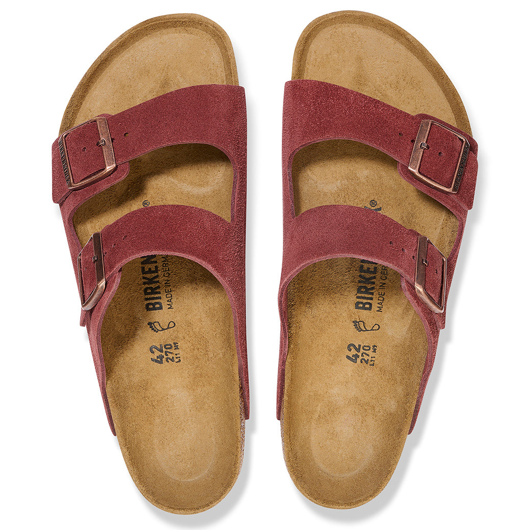 Birkenstock Arizona Suede Narrow Zinfandel