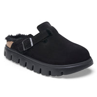 Birkenstock Boston Chunky Shearling Narrow Black