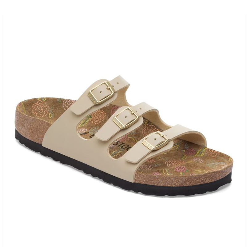 Birkenstock Florida Birko-Flor Flowers Sandcastle