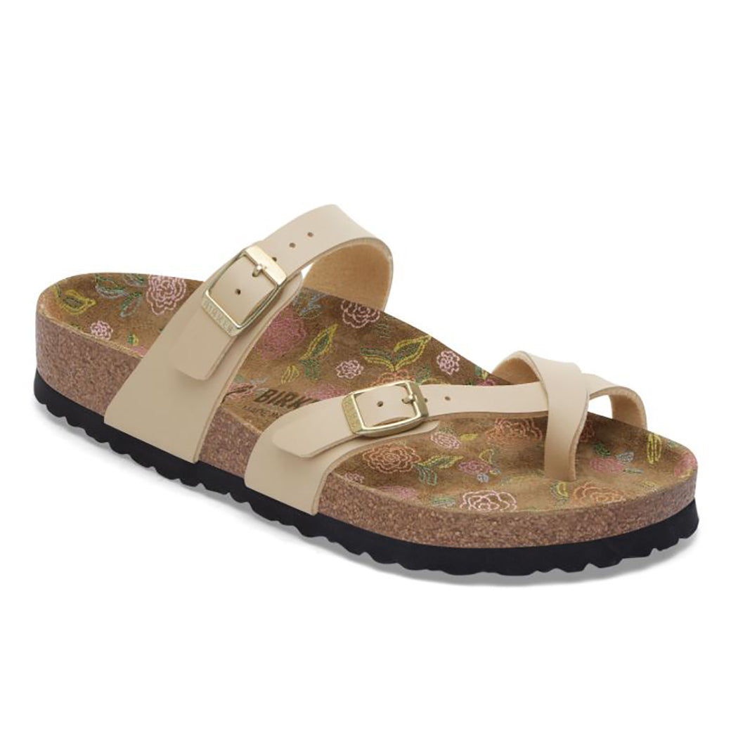 Birkenstock Mayari Birko-flor Flowers Sandcastle