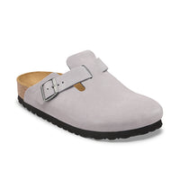 Birkenstock Boston Suede Narrow Lavender Sky