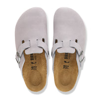 Birkenstock Boston Suede Narrow Lavender Sky