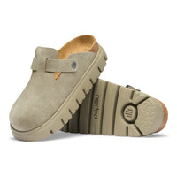 Birkenstock Boston Chunky Suede Narrow Taupe