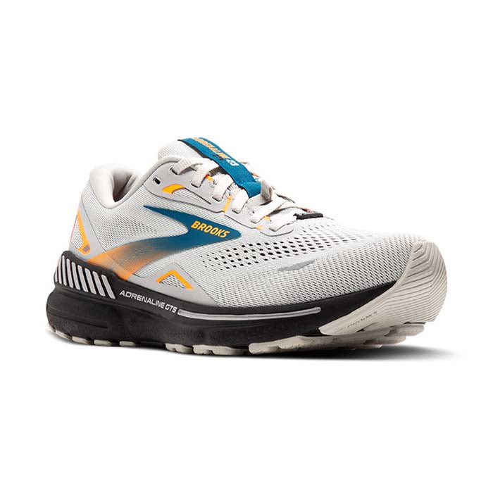 Brooks Running Adrenaline GTS 23 GTX Oyster Mushroom/Orange/Blue