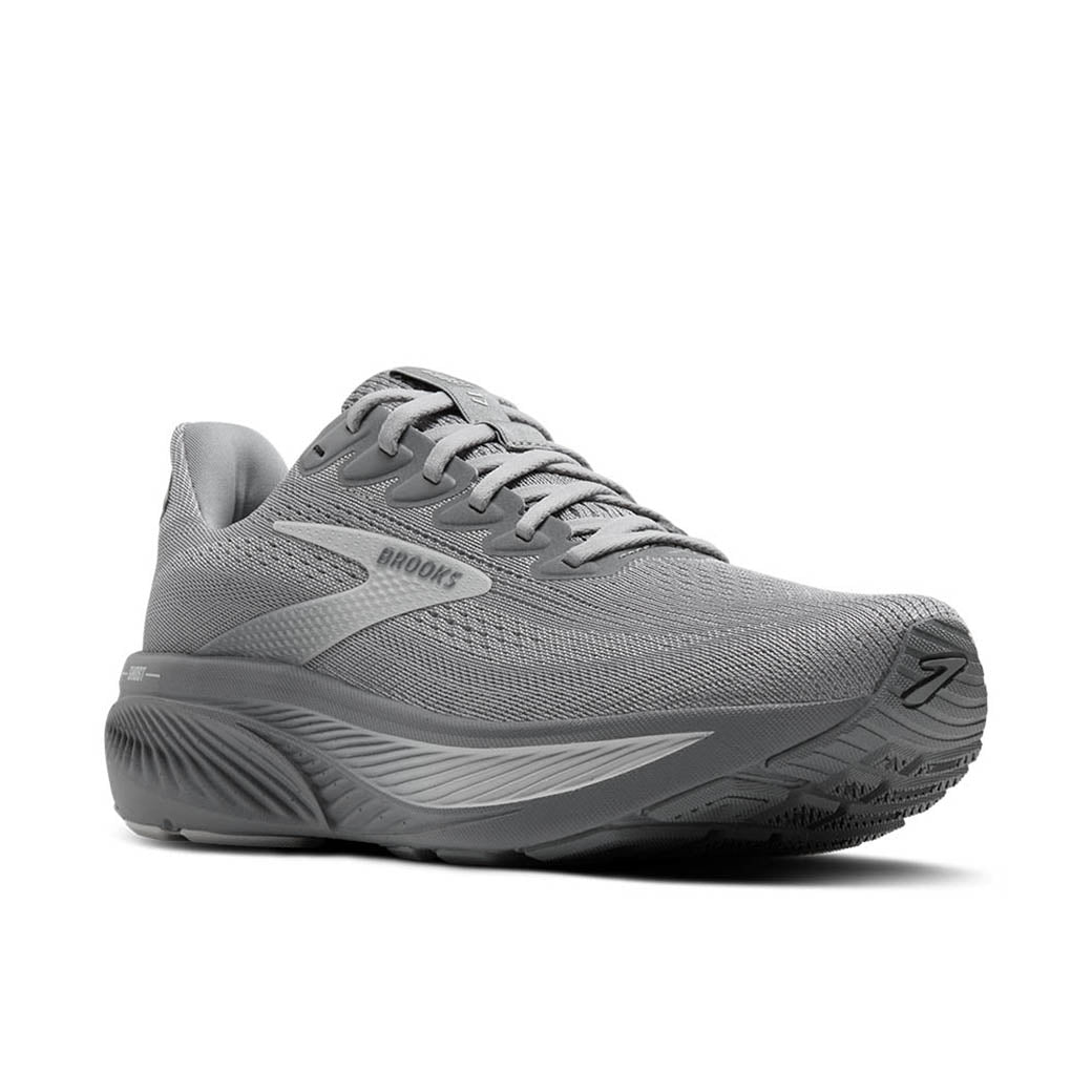 Mens Brooks Running Ghost 17 in Primer Gray/Oyster Mushroom