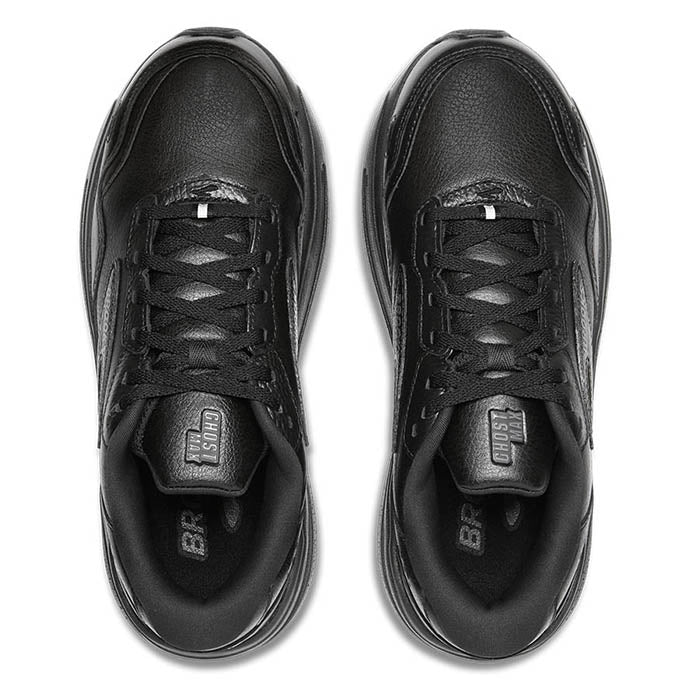 Mens Brooks Running Ghost Max L in Black/Black – Lucky Shoes