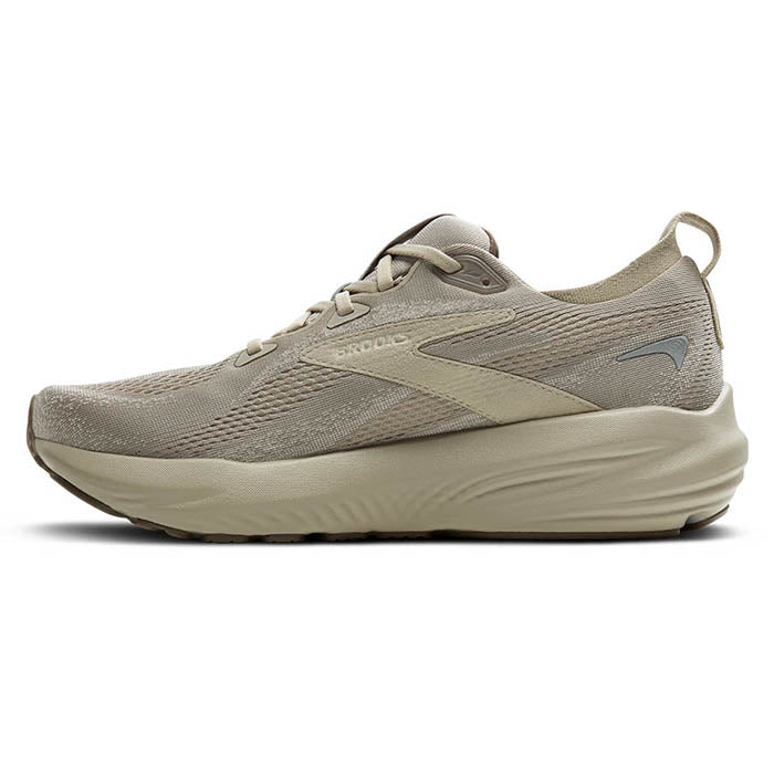 Mens Brooks Running Glycerin 22 in London Fog/Almond Oil/Falcon