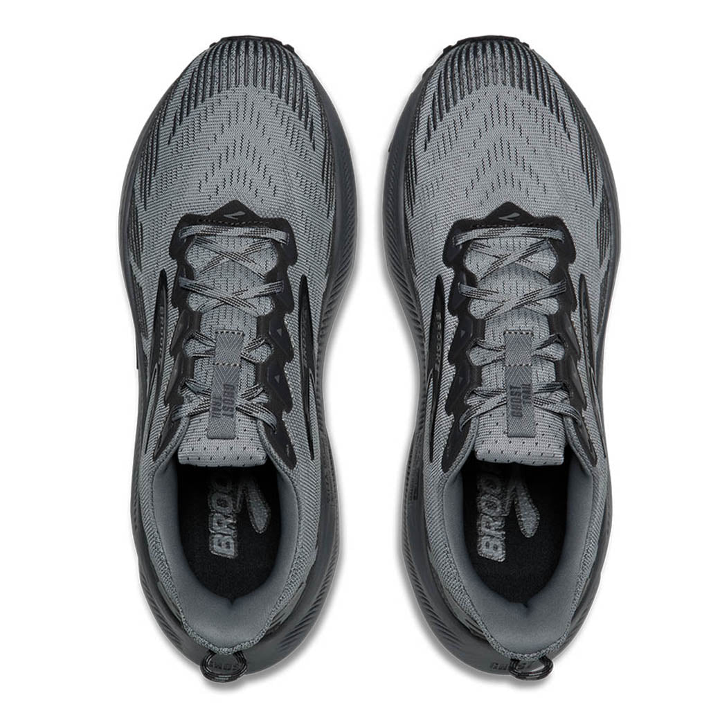 Mens Brooks Running Ghost Trail in Gray/Gray/Blackened Pearl