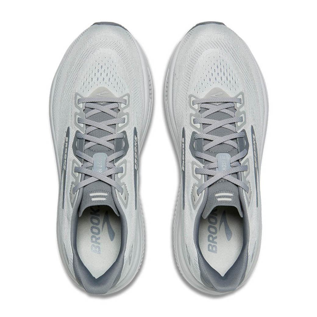Mens Brooks Running Ghost 18 in Primer Grey/Oyster Mushroom