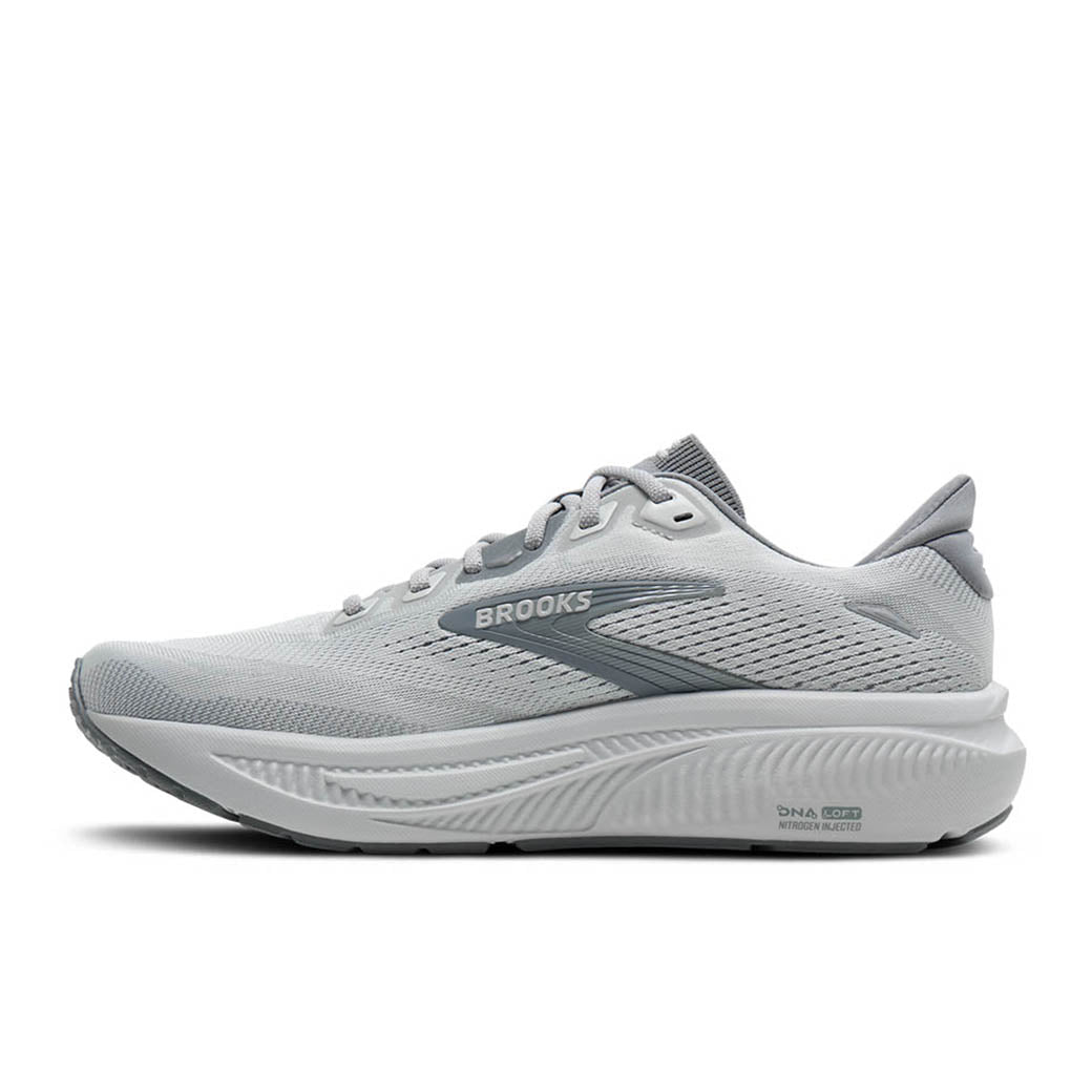 Mens Brooks Running Ghost 18 in Primer Grey/Oyster Mushroom