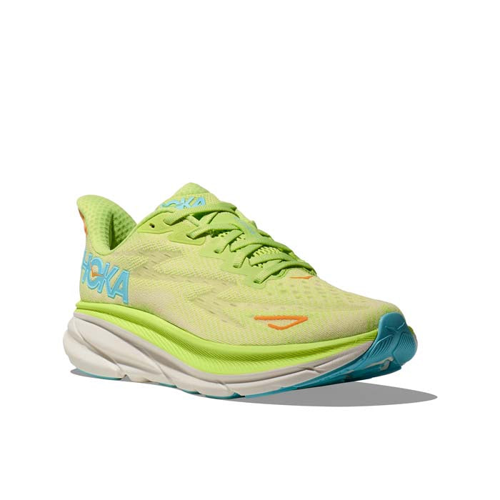 Hoka Clifton 9 Lettuce/Solar Flare