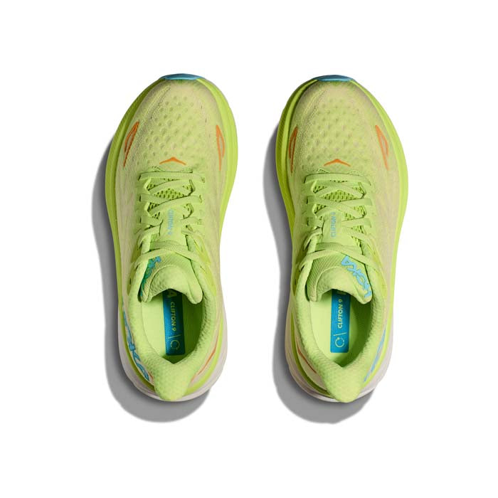 Hoka Clifton 9 Lettuce/Solar Flare