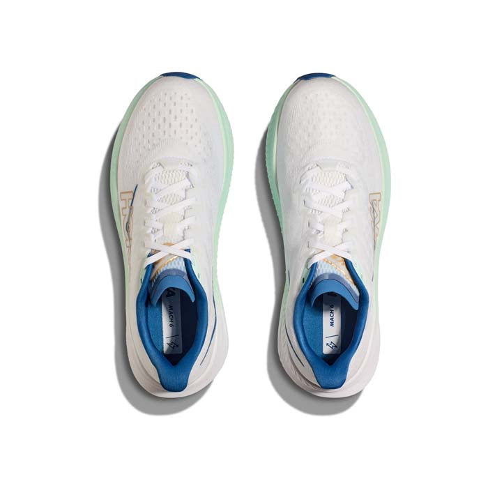 ひ*し様 HOKA 陸上用シャツ S ホワイト/マルチカラー Mens Hoka Mach 6 in Frost/Gold – Lucky Shoes
