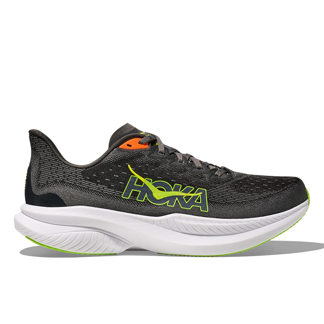 Mens Hoka Mach 6 in Gravel/ Asphalt Grey – Lucky Shoes