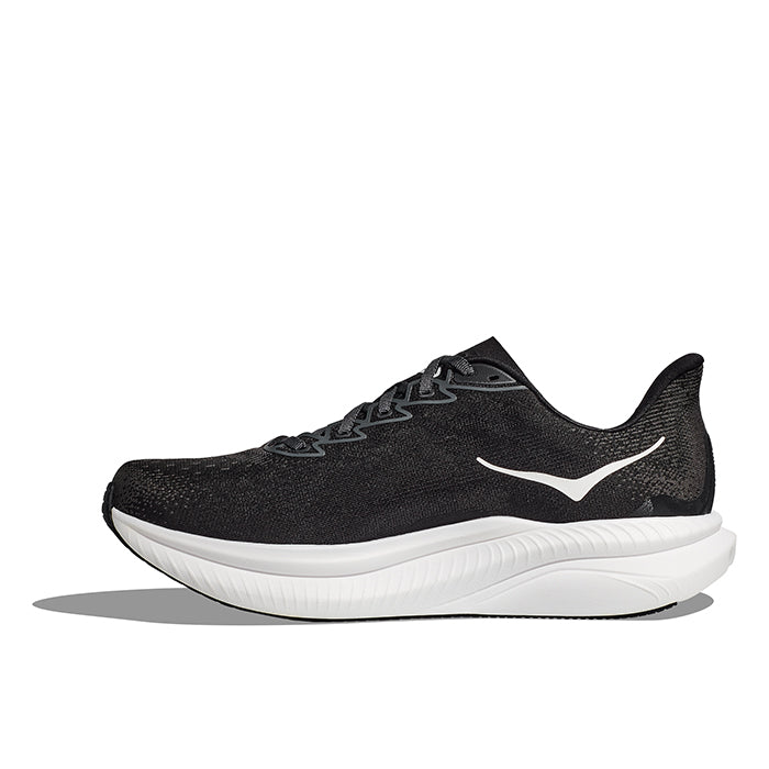 Mens Hoka Mach 6 Wide in Black/White – Lucky Shoes