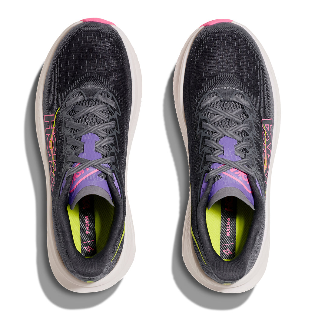 Womens Hoka Mach 6 in Grey Skies/ Charcoals Grey – Lucky Shoes