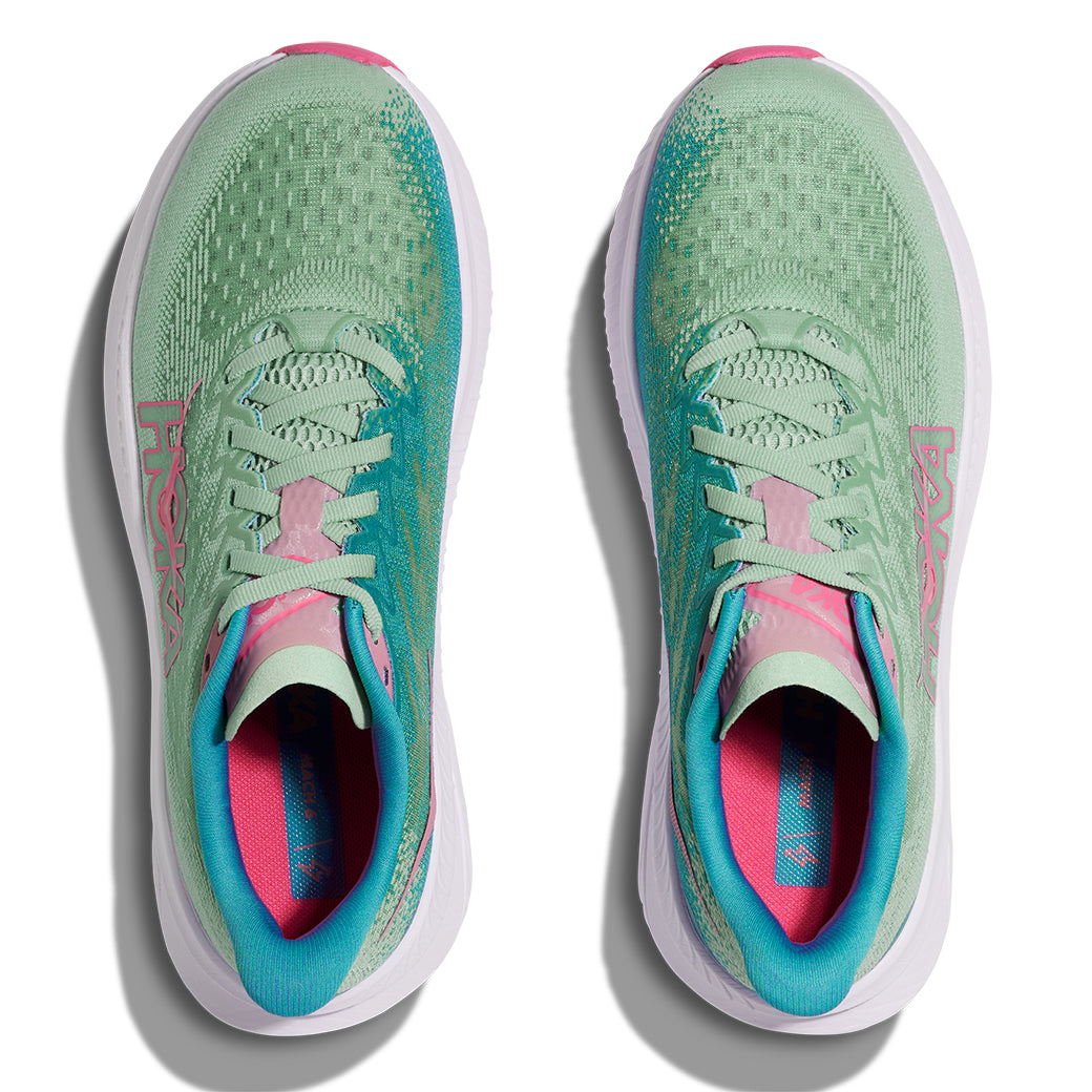 Womens Hoka Mach 6 in Jadeite/ Alpine Blue – Lucky Shoes