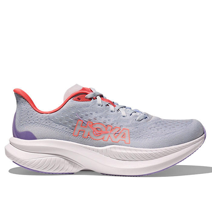 よっし〜　1104545 Womens Hoka Mach 6 in Pale Dusk/Gull – Lucky Shoes