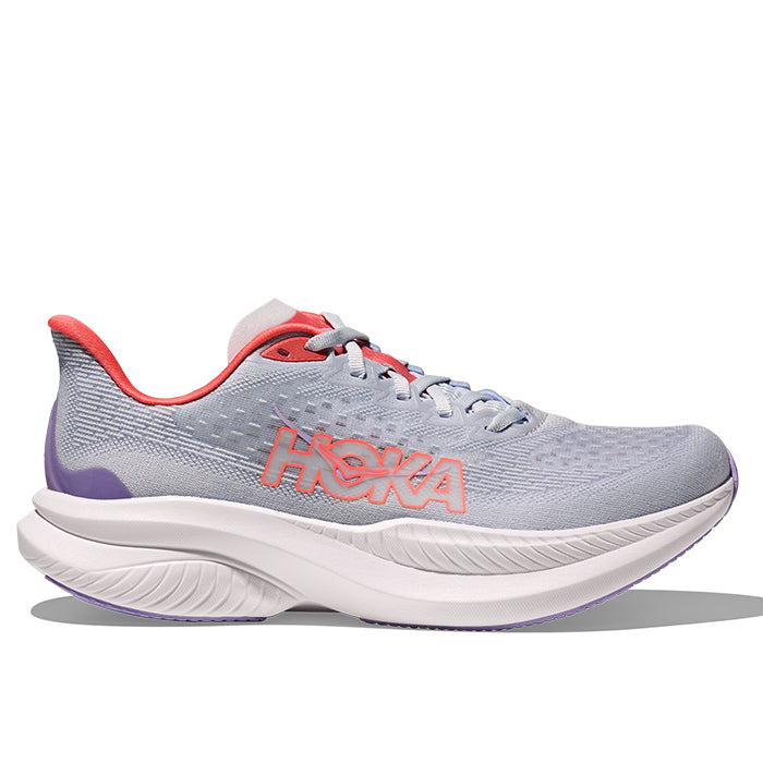 Womens Hoka Mach 6 Wide in Pale Dusk/Gull – Lucky Shoes