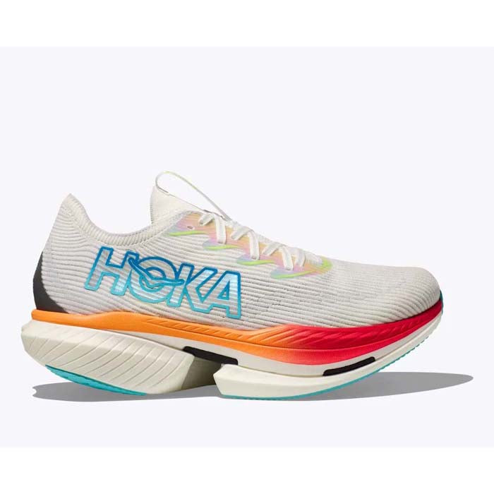 Womens Hoka Cielo X1 in Frost/Cerise