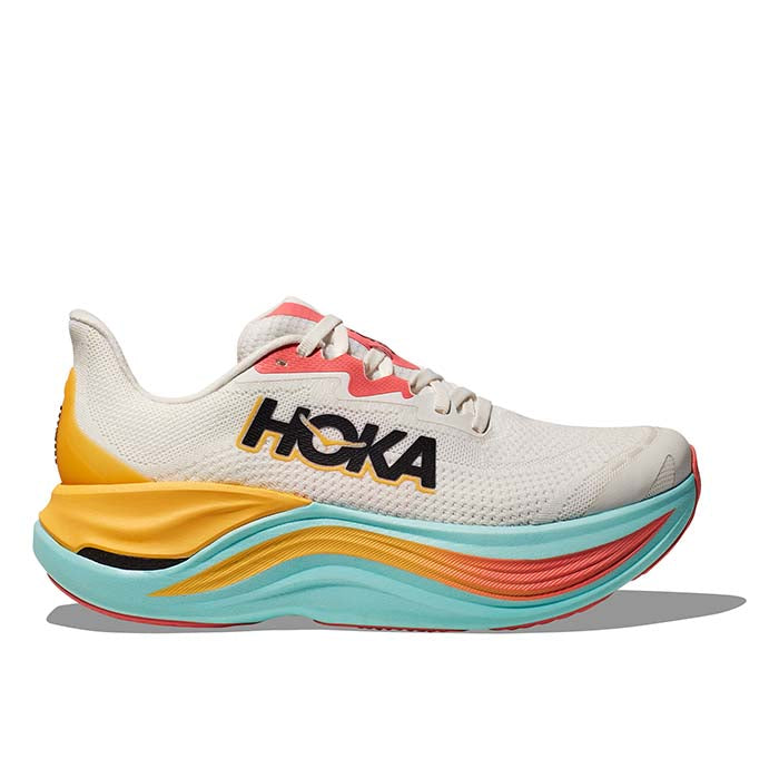 Womens Hoka Skyward X in Blanc De Blanc/Swim Day – Lucky Shoes
