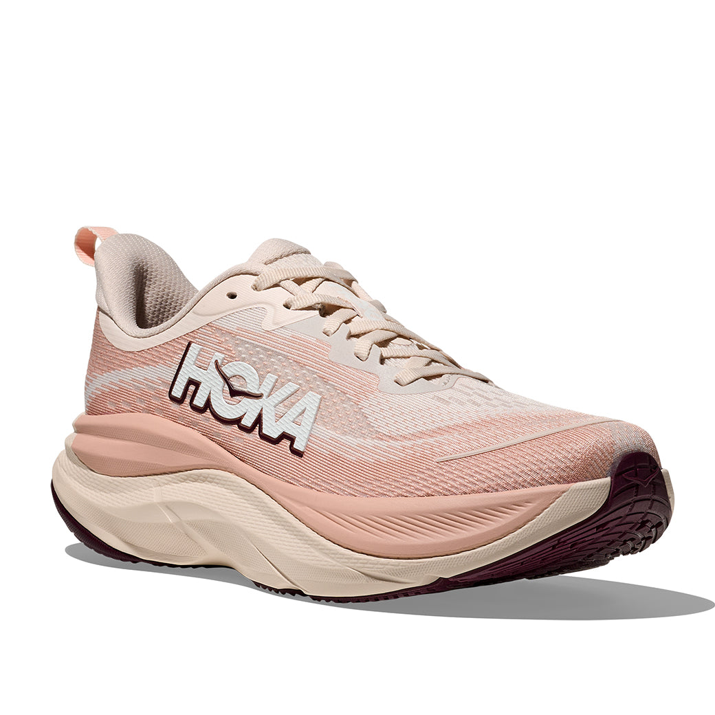 Womens Hoka Skyflow in Rose Cream/ Rose Latte – Lucky Shoes