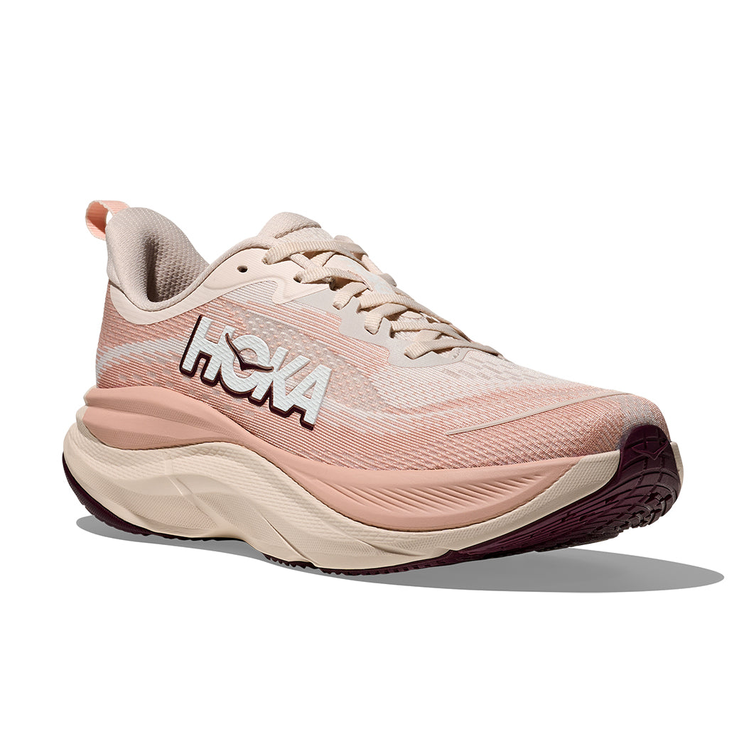 Womens Hoka Skyflow in Rose Cream/ Rose Latte – Lucky Shoes