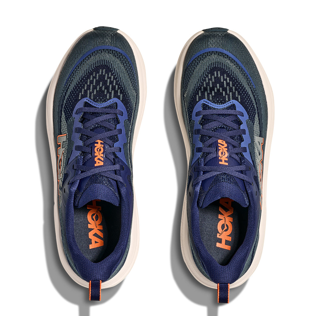 Mens Hoka Skyflow Wide in Midnight Blue/Varsity Navy
