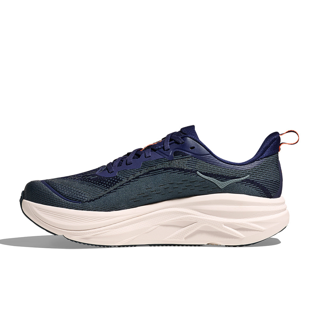 Mens Hoka Skyflow Wide in Midnight Blue/Varsity Navy