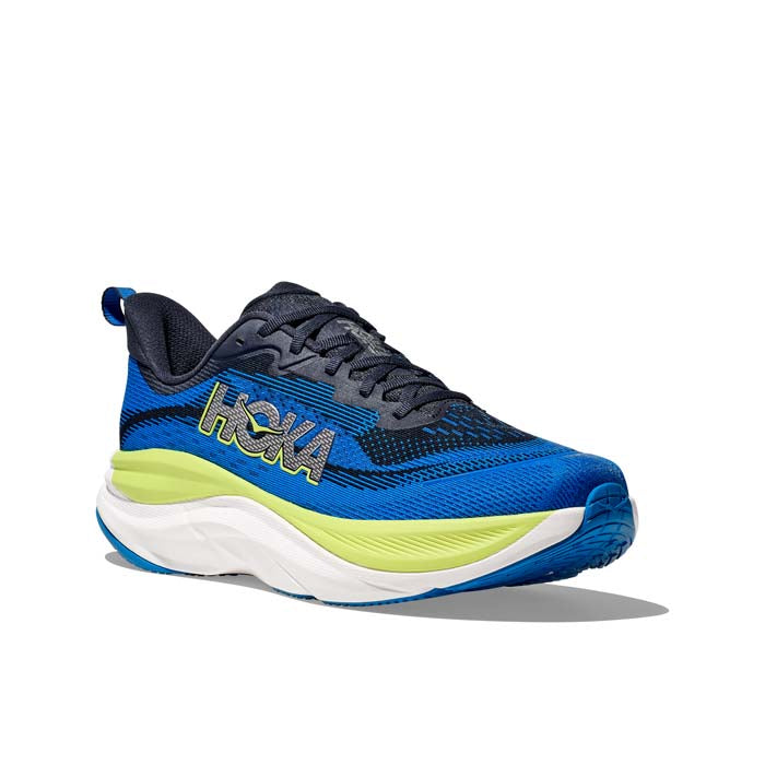 Mens Hoka Skyflow Wide in Varsity Navy/Electric Cobalt – Lucky Shoes