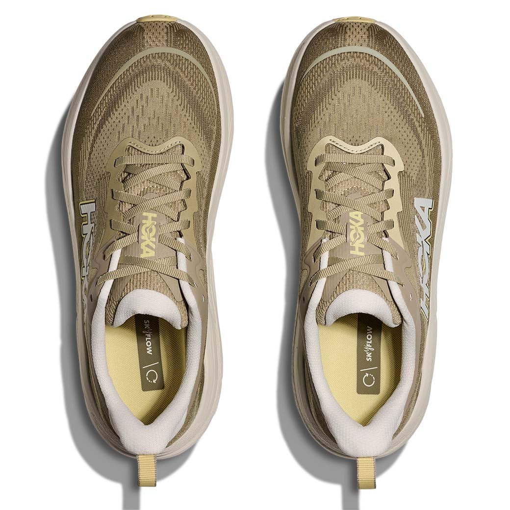 Mens Hoka Skyflow Wide in Wild Mushrom/ Grassland – Lucky Shoes