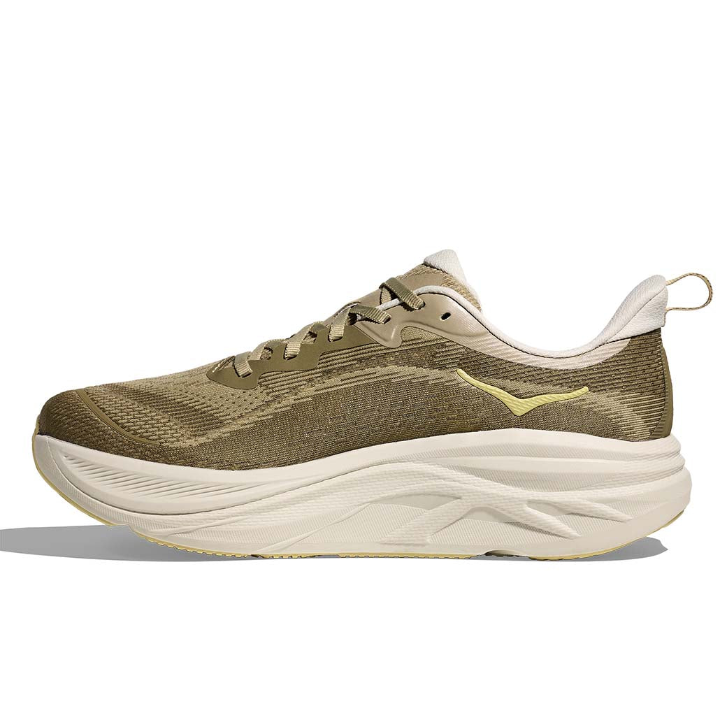 Mens Hoka Skyflow Wide in Wild Mushrom/ Grassland – Lucky Shoes
