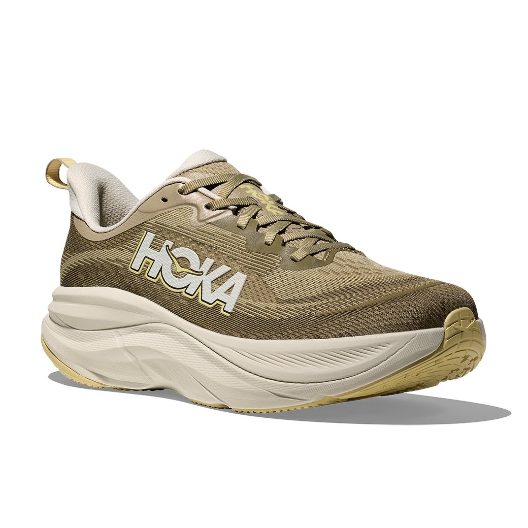 HOKA SKYFLOW WIDE ホカ　スカイフロー Mens Hoka Skyflow Wide in Wild Mushrom/ Grassland – Lucky Shoes
