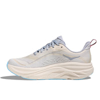 Womens Hoka Skyflow Wide in Alabaster/Mineral Blue