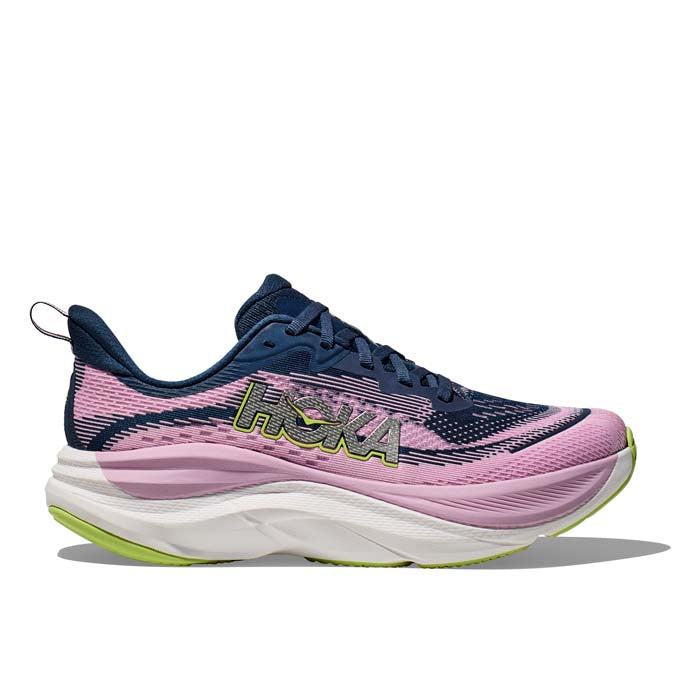 みつばちハーモニー Womens Hoka Skyflow Wide in Midnight/Pink Twilght – Lucky Shoes