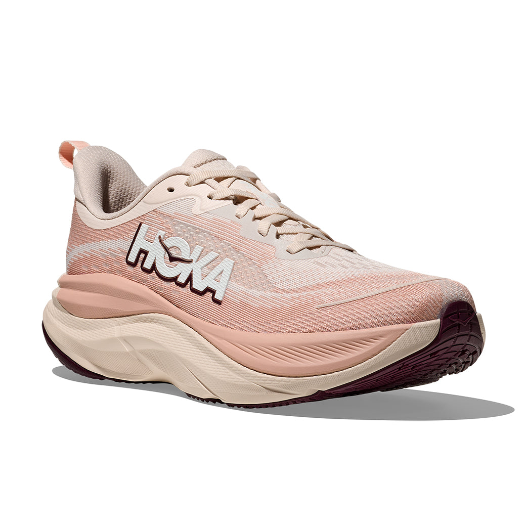 Womens Hoka Skyflow Wide in Rose Cream/ Rose Latte – Lucky Shoes