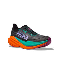 Hoka Mach X 2 Black/Electric Aqua