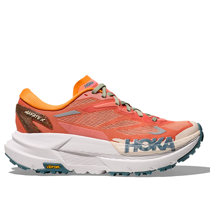 Womens Hoka Mafate X in Feldspar/Mountain Fog – Lucky Shoes