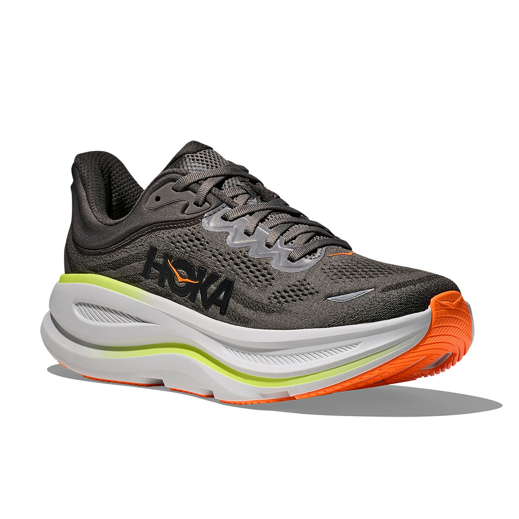 Mens Hoka Bondi 9 in Asphalt Grey/ Gravel – Lucky Shoes