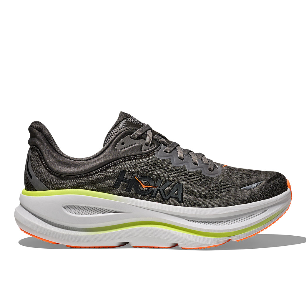 Mens Hoka Bondi 9 in Asphalt Grey/ Gravel – Lucky Shoes